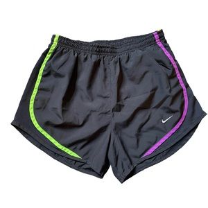 Small Nike Dri-Fit Athletic Shorts - Black w/ Colored Accents